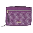 thumbnail image 1 of Grace Purple Tri-fold Organizer Bible Cover, 1 of 5