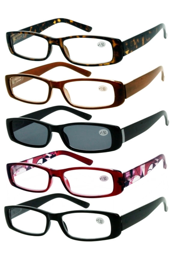 Reader Reading Glasses 5 Pack +2.0