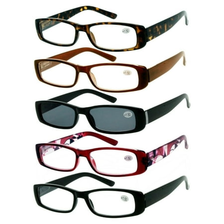 Grace Reader Reading Glasses 5 Pack +2.50