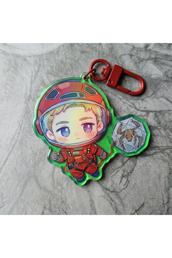 Grace Rocky Project Hail Mary Inspired Keychain, Amaze Fandom Keychain Charm (1 keychain)