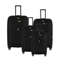 thumbnail image 1 of Grace Soft side Lightweight Expandable with 360° Dual Spinning Wheels and Combo Lock – Includes 32", 28", 24", 20" 4-Piece Luggage Set, 1 of 7