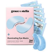Grace & Stella Energizing Under Eye Mask - Gold 6 Pairs - Gel Eye ...