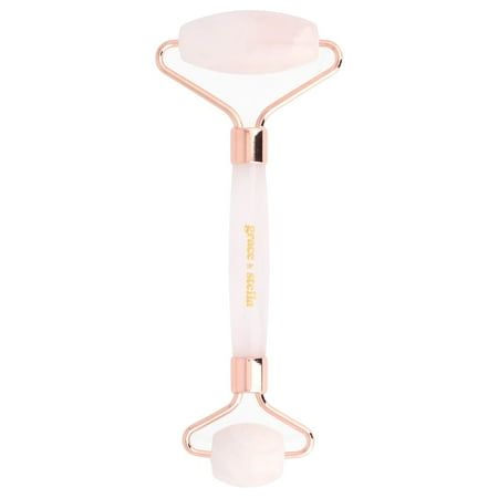 Grace & Stella Rose Quartz Facial Massager, 1 Roller