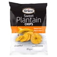 thumbnail image 1 of Grace Sweet Ripe Plantain Chips Unsalted 85G, Imported from Britain, 1 of 1