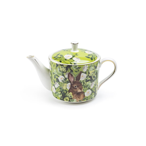 Grace Teaware Bunny in Bloom 32oz Fine Porcelain Teapot