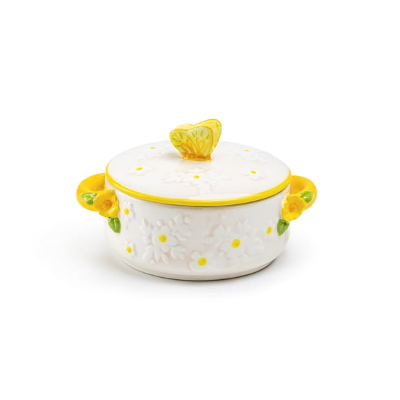 Grace Teaware Butterfly Blossom Mini 6oz Candy Jar Potter's Studio