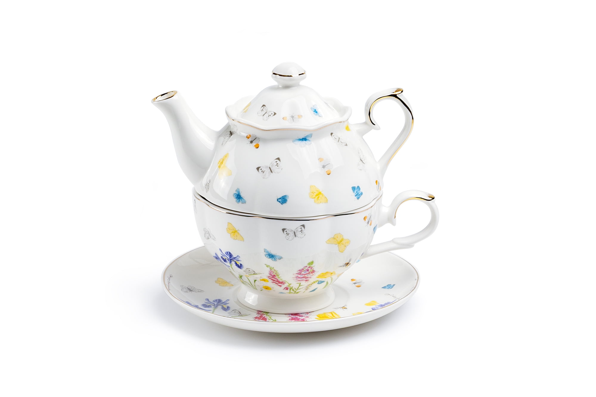 Grace's Tea Ware Butterfly Garden Tea For One