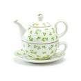 thumbnail image 1 of Grace Teaware Shamrock Fine Porcelain Tea For One Set, 1 of 3