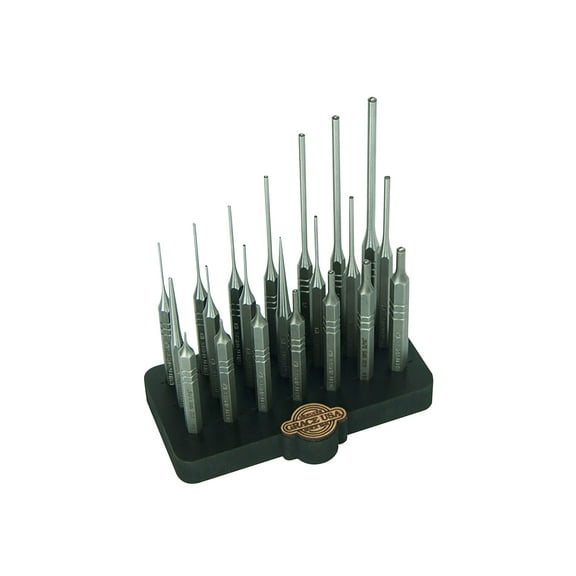 Grace USA 21 Piece Steel Punch Set w/Bench Block