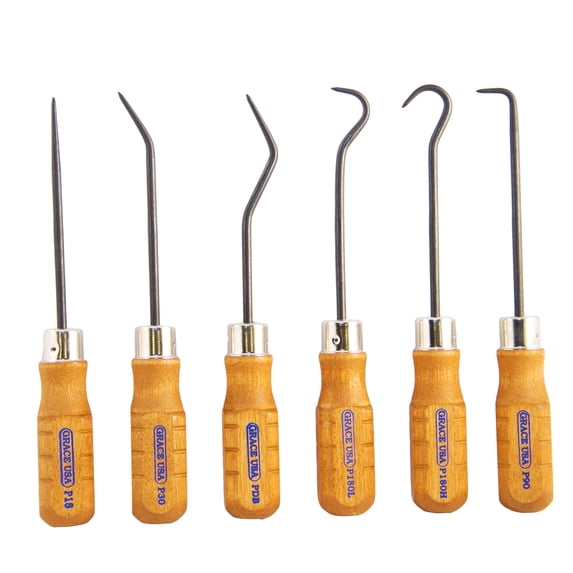 Grace USA 6-Piece Hook and Pick Set for Gunsmithing, Gunsmith Tools ...