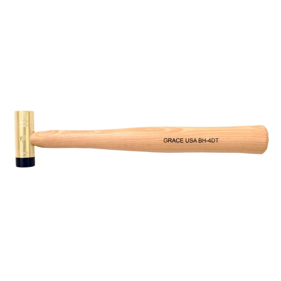 Grace USA Delrin Tipped Brass Hammer-4 oz