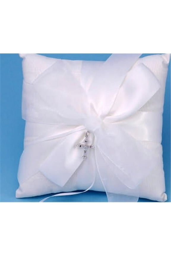 Grace Wedding Ring Pillow in Ivory