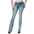 thumbnail image 1 of Grace in LA 3D Steer Head Mid Rise Bootcut Jeans, Size 27, 1 of 2