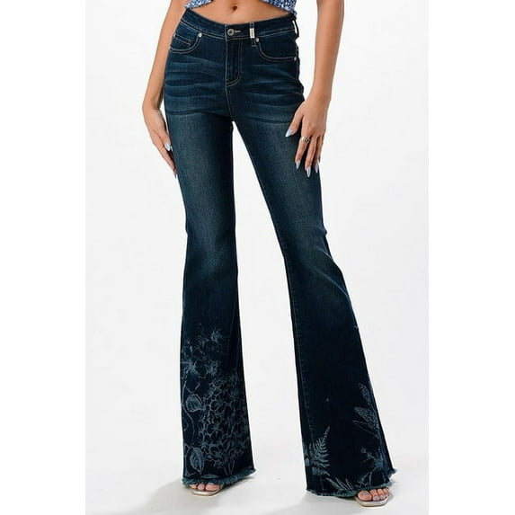 Grace in LA Ladies High Flaire Jean- Size 26