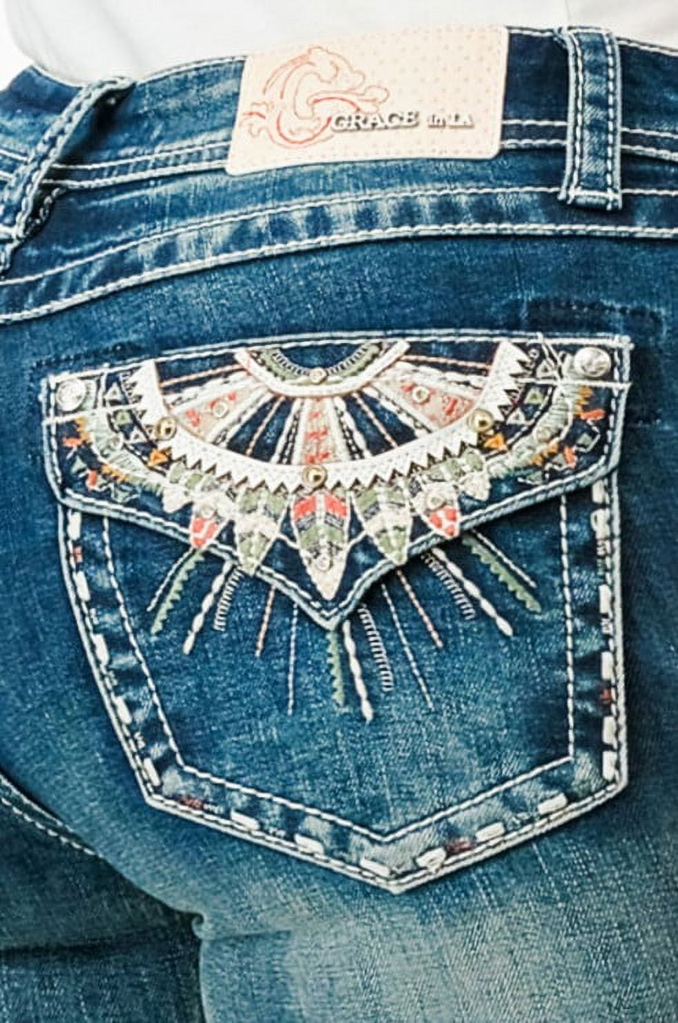 New! Tallulah Aztec Grace In LA High Waisted Flare Jeans