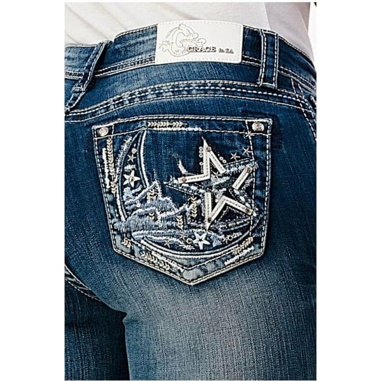 Grace in la embroidered jeans outlet