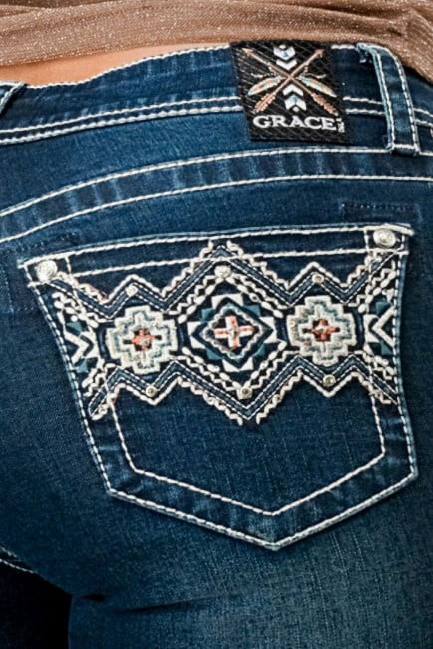 Jeans Bootcut Grace Taille 25 – Coupe Bootcut, Design Avec Boucle Et Poche, Occasion Très Bon état