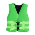 thumbnail image 1 of GraceGlim Life Jackets for Adults, Life Vest Professional PFD Life Vest, Heavy-Duty Buoyancy Aid with Safety Strap for Adults, for Watersports Paddle Boarding Green M, 1 of 8