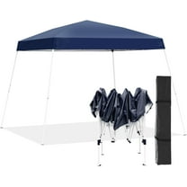GraceHome-US Outdoor 8x10 Ft Up Canopy Tent,Portable Instant Folding Shelter Gazebos, Patio Canopy with Carrying Bag,Navy Blue.