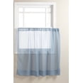 thumbnail image 1 of Graceful 36" Short Panel Solid Sheer Window Curtain Rod Pocket 58" Wide - Light Blue, 1 of 1