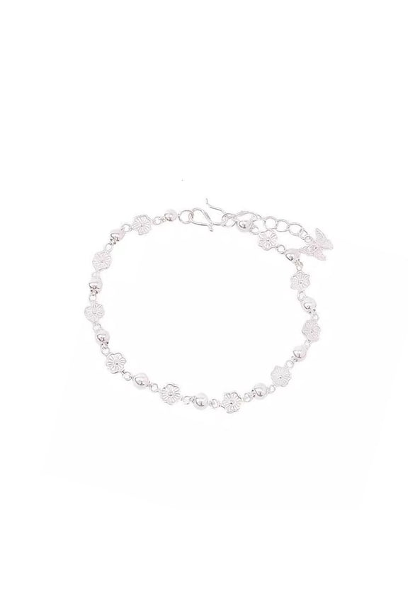 Graceful Adjustable Floral Butterfly Bracelet Modern Jewelry Gift For Women Girl