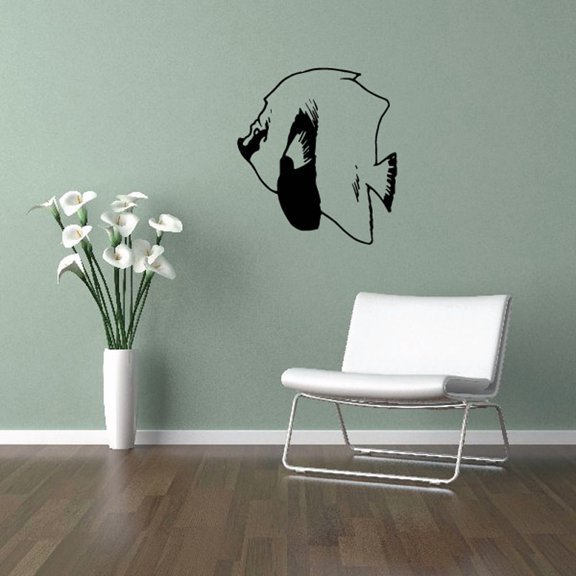 Graceful Banded Humbug Fish Decal - 36 Inches