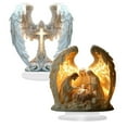 thumbnail image 1 of Graceful The Cross Prayer Wings Angel Figurine, 2026 Gorgeous Angel Wings Cross Decoration for Desk & Living Room Decoration, Garden Angel Statues for Easter Mother's Day - (Nativity Scene & Cross), 1 of 8