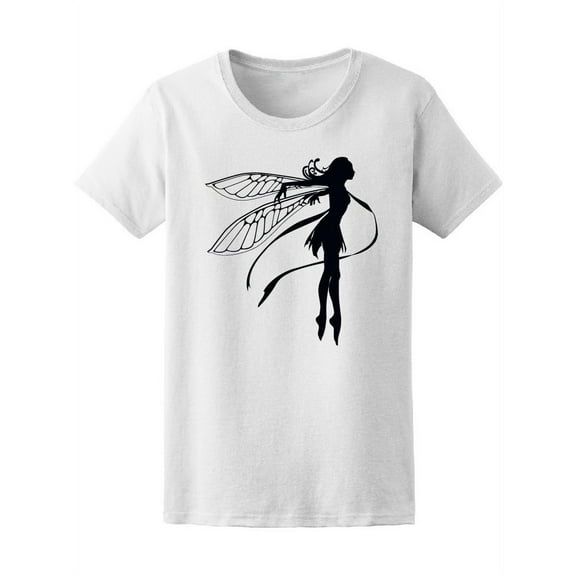Graceful Fairy Silhouette T-Shirt Women -Image by Shutterstock, Female Small