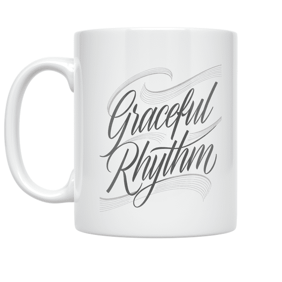 Graceful Rhythm Daily Faith Reminder - Devotional Enthusiast - 11 oz Ceramic Coffee Mug