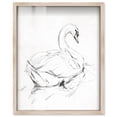 thumbnail image 1 of Graceful Swan I Shadowbox Print Farmhouse Art by Art Remedy, Blonde Frame, 24 x 30, 1 of 6
