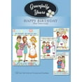 thumbnail image 1 of Gracefully Yours Church Kitchen Ladies 3 Times a Lady Birthday Greeting Cards featuring Marylou Herald, 12, 4 designs/3 each with Scripture Message, 1 of 7