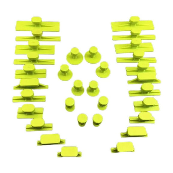 Gracefulvara 32pcs 2 sets of new car dent repair pull-out sheets seamless repair body shaping concave and convex restoration leveling gasket hail pit