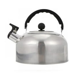 Vintage Enamel Whistling Tea Kettle Thickened Stovetop Whistle