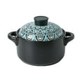 Gracefulvara Ceramic Casserole Dish With Lid Ceramic Stew Pot Soup Stew