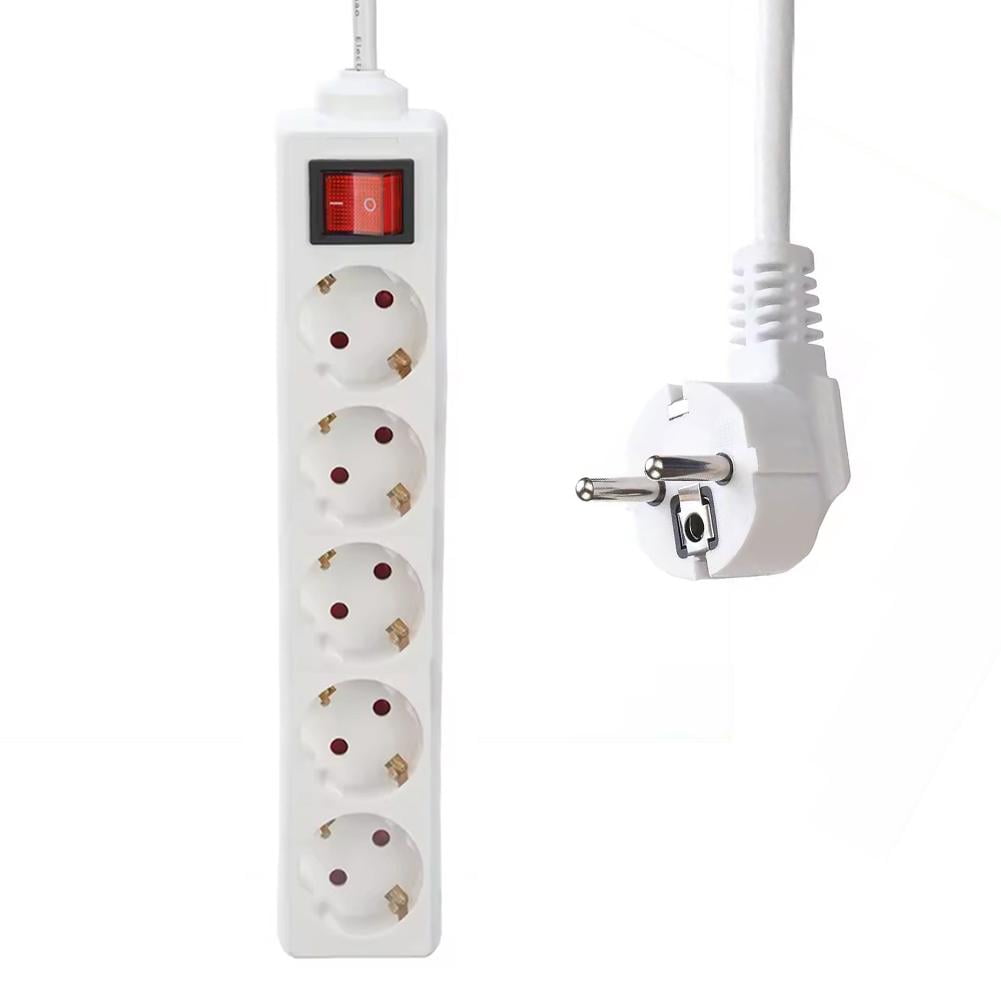 Gracefulvara Euro 5 foreign trade socket pure copper with switch 3 4 5