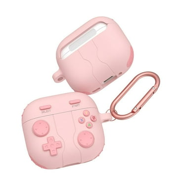 Gracefulvara Pink suitable for airpods4 earphone cover silicone creative new apple 4th generation earphone shell airpods4 protective cover