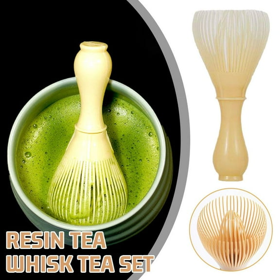 Gracefulvara Resin Tea Whisk Chasen Reusable Tea Whisk Stirrer Matcha Tools GXM