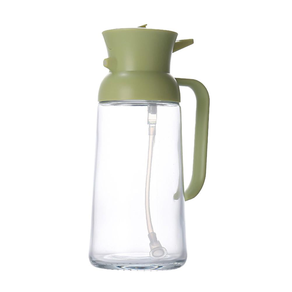 Gracefulvara Spray pour Olive Oil Dispenser 550ml Glass Bottle with