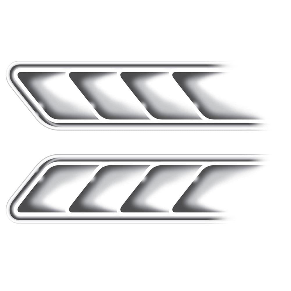 Outlit Sticker Gracefulvara A pair of fake air outlet stickers stickers 3D ...
