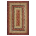 thumbnail image 1 of Graceland Red, Beige & Green 4 x 6' Suitable for Kitchen, Living Room, Bedroom, Vintage Area Rug, Colorful Jute braided Rug For Entryway., 1 of 4