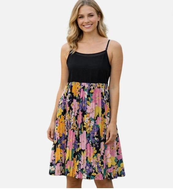 gracia a line dress Gracia Ruched Puff Sleeve & Waist A Line Midi Dress D33917