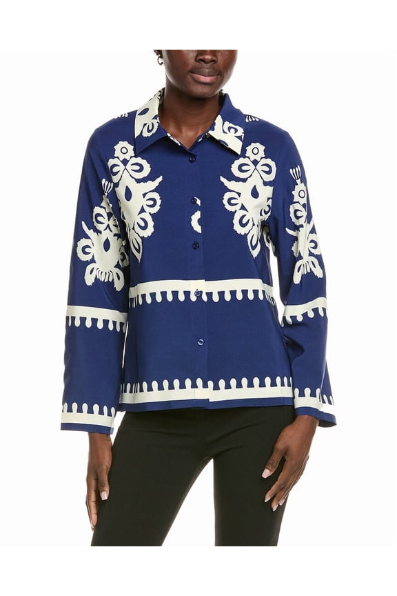 womens  Blouse, l, Blue