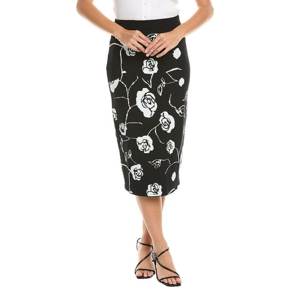 Gracia womens  Bodycon Knit Skirt, s, Black