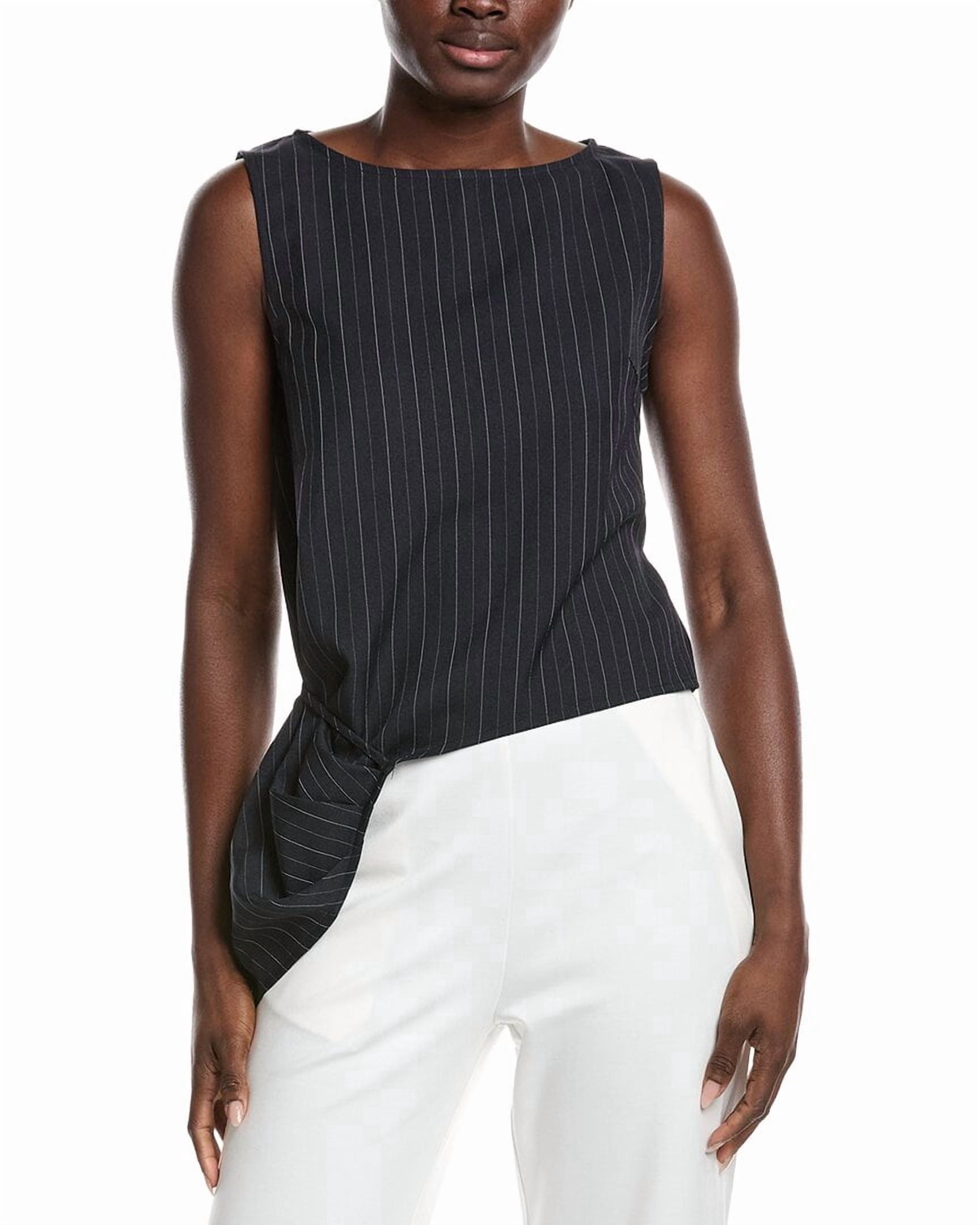 Gracia Cross Body Drape Sleeveless Top Women’s