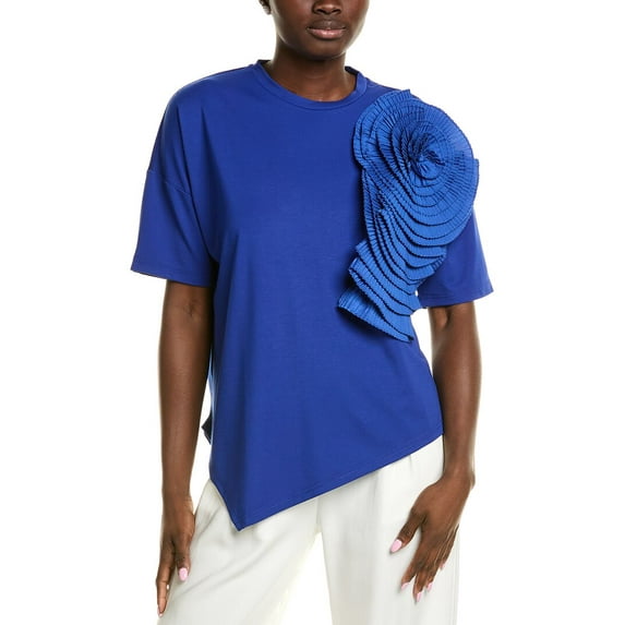 Gracia womens Flower T-Shirt, m, Blue