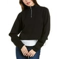 thumbnail image 1 of Gracia womens  Layered Top, L, Black, 1 of 3