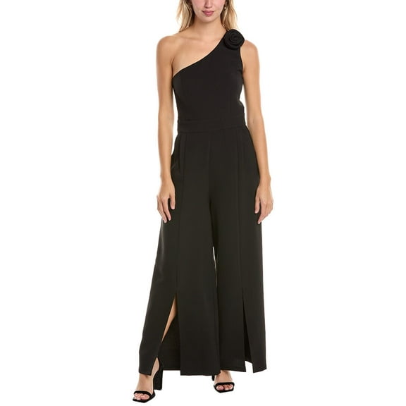Gracia womens  One-Shoulder Jumpsuit, s, Black