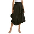 thumbnail image 1 of Gracia womens  Rose Applique Skirt, l, Black, 1 of 3