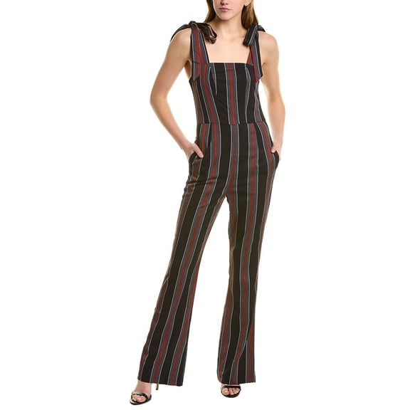 Gracia womens Wide Leg Overalls, m, Red