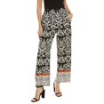 thumbnail image 1 of Gracia womens  Wide Leg Pajama Pant, m, Black, 1 of 3